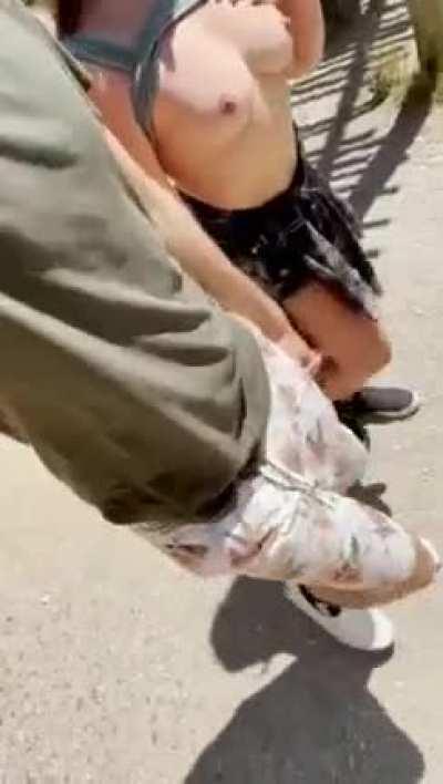 Just hiking things 🫡 [gif]