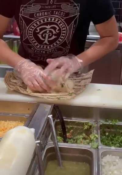 That tortilla could stop bullets.