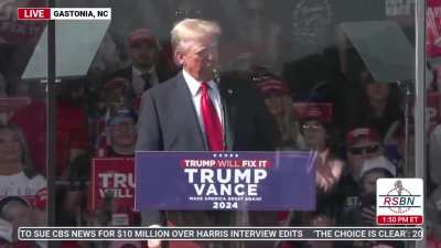 Donnie the rapist says: “There are some women that are very beautiful in the audience. I would never say that, because if I said like that that her her her her her. If I said they were beautiful, that's the end of my political career. You're not allowed t