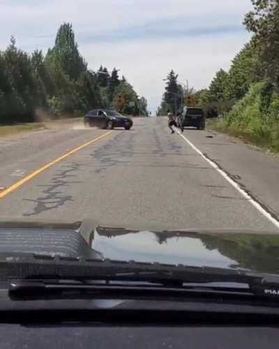 Just casual attempted murder on the road today