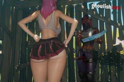 She was on fire [Artist- Ghoulishxxx]