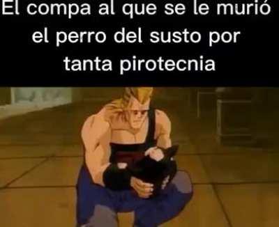 Les deseo un Feliz año nuevo y no tiren pirotectina.