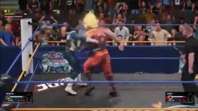 Thoughts on Goku and Vegeta wrestling?