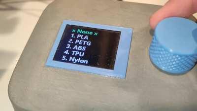 3D printer filament and energy meter