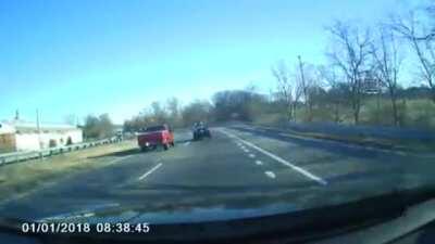 How not to merge onto a highway