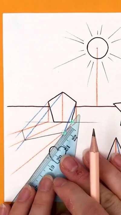 How to draw shadows correctly 