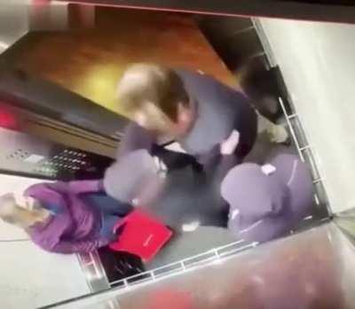 old man beats up guy who spit on him