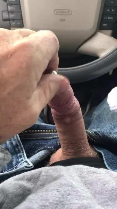 Most of the load backs up into my bladder. Retrograde ejaculation less of a mess.