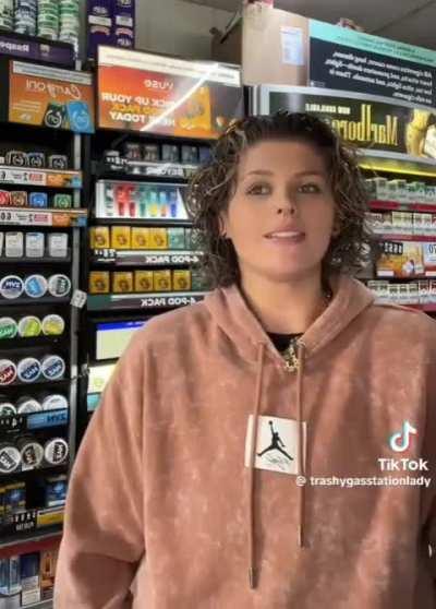 Working in a gas station