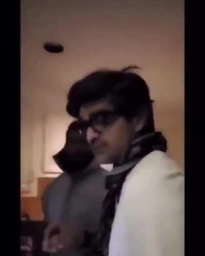 This is Rahul Dubey who took dozens of protesters into his home and sheltered them overnight while police waited outside to arrest them.