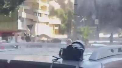 Airstrike levels a building in Chyah, Beirut