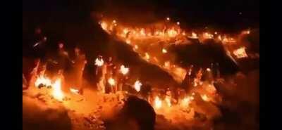 Jashan-e-Mayfung Being Celebrated In Baltistan, Pakistan Today! This Festival Of Fire Is Held On The Longest Night Of The Winter, Welcoming The Balti New Year, It Is A Relic Of The Regions Ancient Tibetan Culture