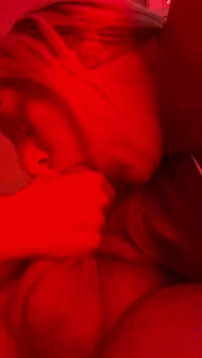 She’ll stroke you. I’ll throat you.