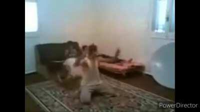 11 years old dance video. Could be useful material for further arabfunny videos