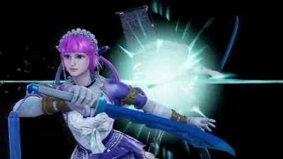 Hacha Mecha Miracle (Minato Aqua, Oozora Subaru, and Usada Pekora) Custom Characters in Soulcalibur VI