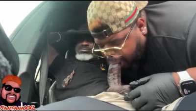 he was so greedy to drink unc cum💦