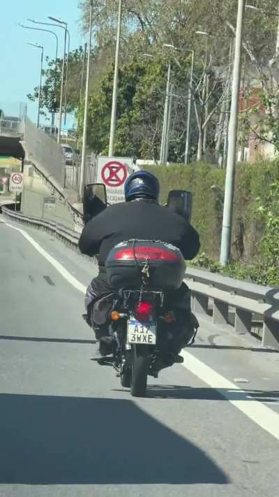 Retrovisores con moto