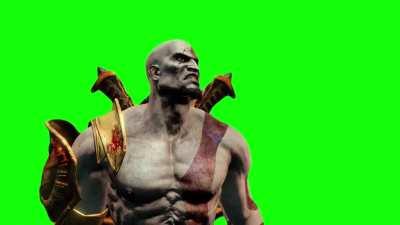 [GREEN SCREEN] Kratos saying 