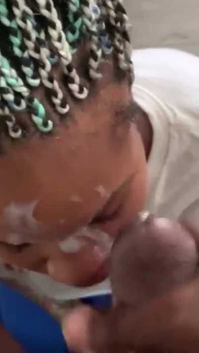 Sucking dick face painting