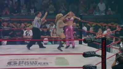 ODB gropes and assaults Velvet Sky's fake tits