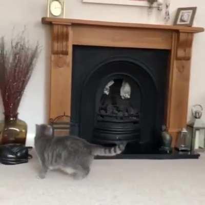 A mantlepiece short of the full catculation.