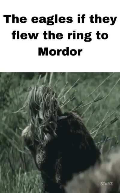 More than 10 000 Orcs on Gorgoroth would probably be able to hit 9 eagles