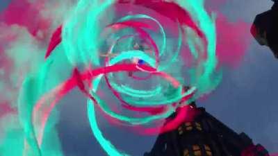 Imagine winning a fight then seeing the person behind the cabinet.