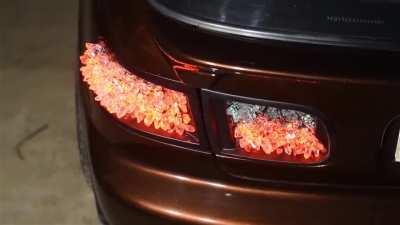 Embedding crystals in your tail-lights