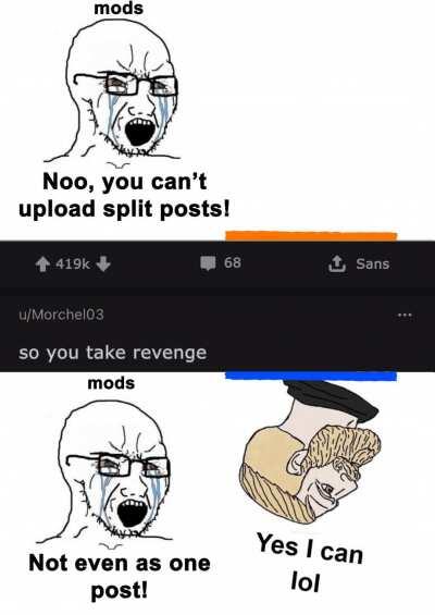 When mods delete your post,