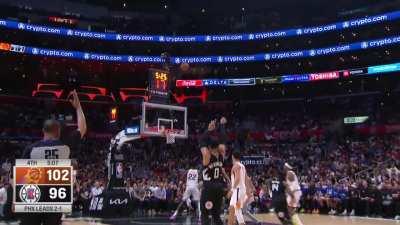 [Highlight] Russ drilling his 3rd three for 35 points has Book shook