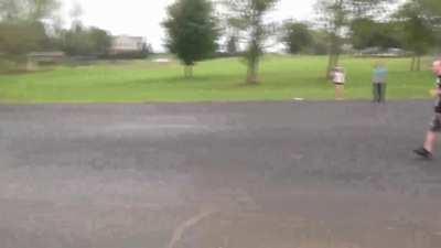 Jump Over Moving Car.