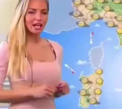 Proof that Switzerland has the best weather presenters.