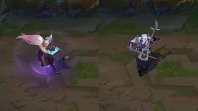 Yasuo and Yone playing instrument together