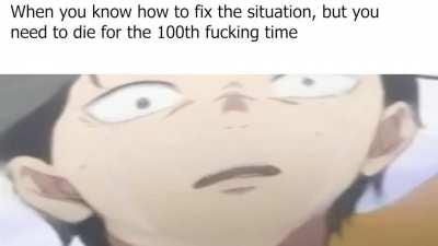 The beauty is on his face