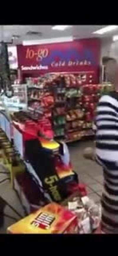 Racist Karen gets owned