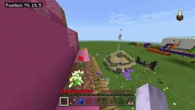 I build a portal gun on bedrock edition using only command blocks lol. If you like it ill show you some of the other fun command block builds i've done!