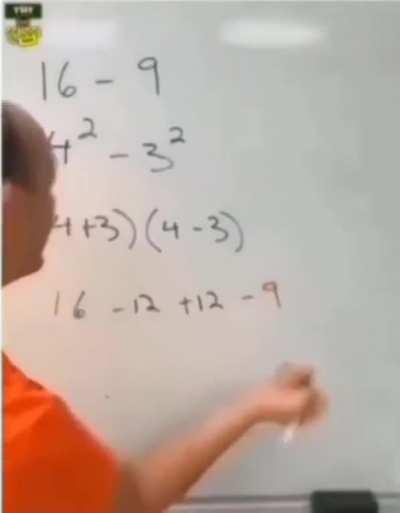 My man used 200% of his brain