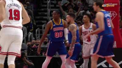 [Highlight] Jonathan Kuminga gets way up for the block