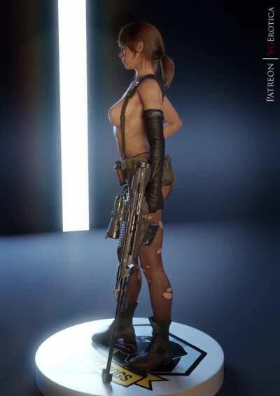 Quiet turntable (VGErotica) [Metal Gear Solid Phantom Pain]