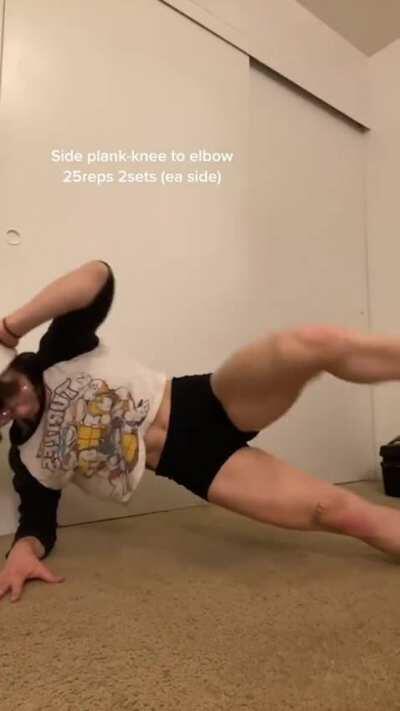 Home core exercises to know