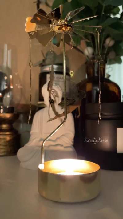 From a physics perspective, it’s a heat powered turbine, but from mine, it’s pure magic :)