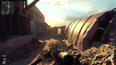 I can't tell if this is one of those players with fast wrist flicks... or an Aimbotter