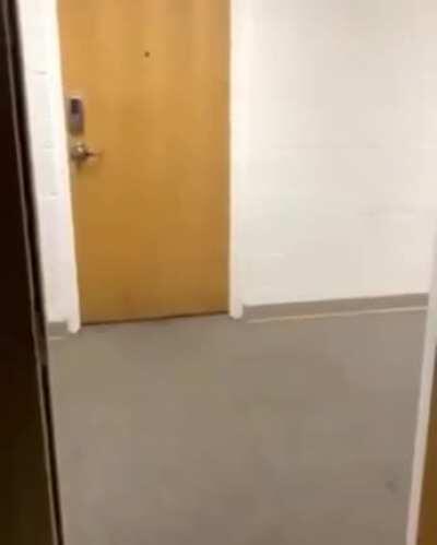 Government drone chasing college protestors