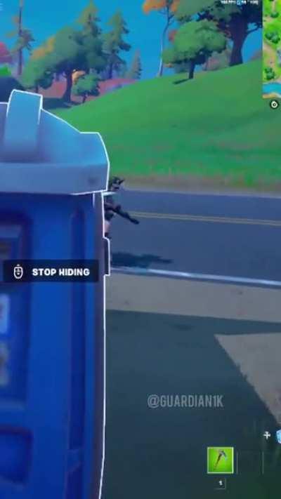 Raw footage from inside a Fortnite toilet