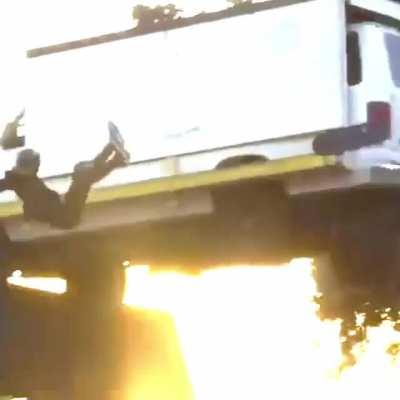 Crash mat would have been useful