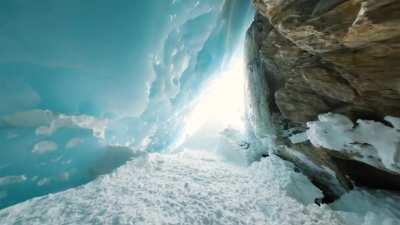Getting up close and personal with a Swiss Glacier