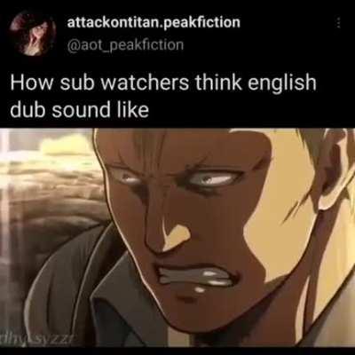 how sub watchers think the dub sounds like