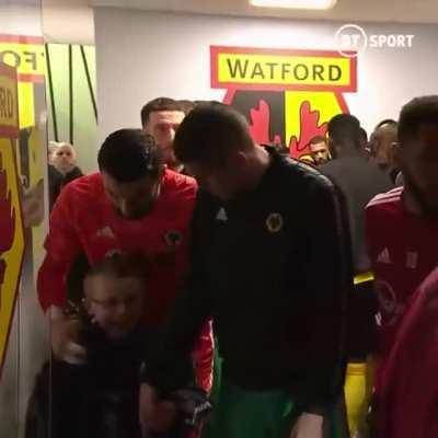 Wolves' Rui Patricio steals coat from young fan after noticing he was cold
