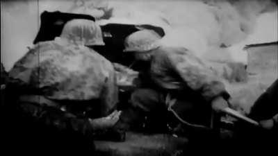 Some great pieces of Waffen SS combat footage scattered throughout.