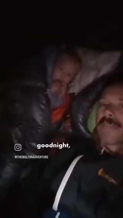 Daddy-daughter camping trip